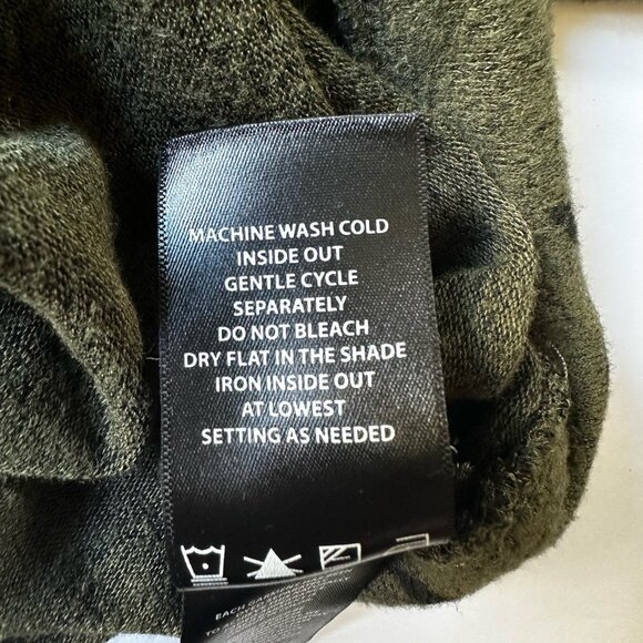 Buffalo David Bitton Sweater Women's XL Green Black Stars Pullover Super Soft - Picture 9 of 10